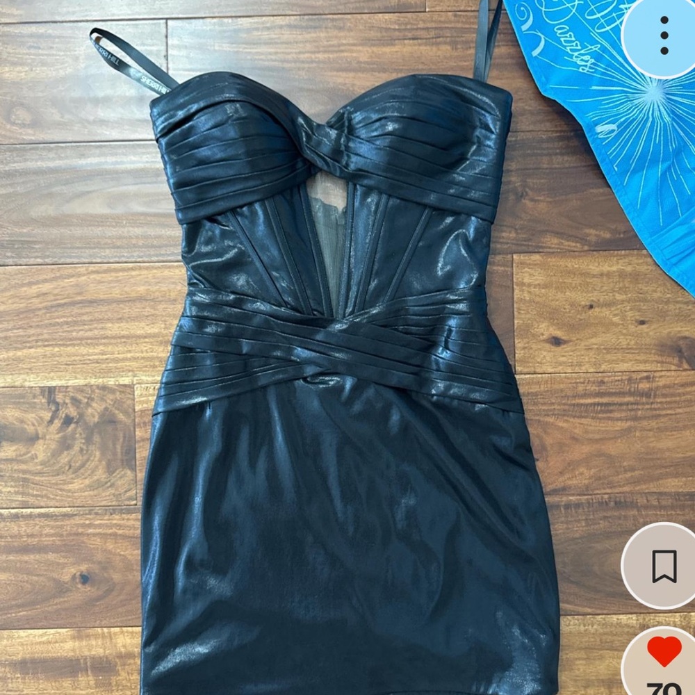Sherri Hill Black Mini Dress